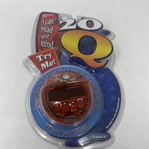 NEW Vintage Radica Games 20Q Electronic Twenty Questions Game Orange 2003 Retro